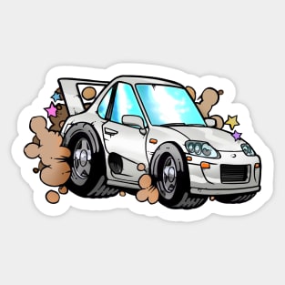 Cute Car Chibi Supra Sticker